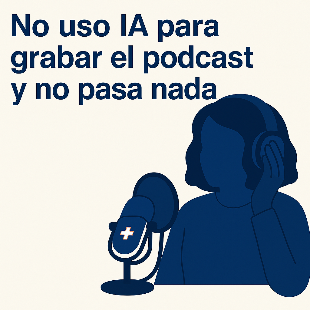 No uso IA para grabar el podcast y no pasa nada